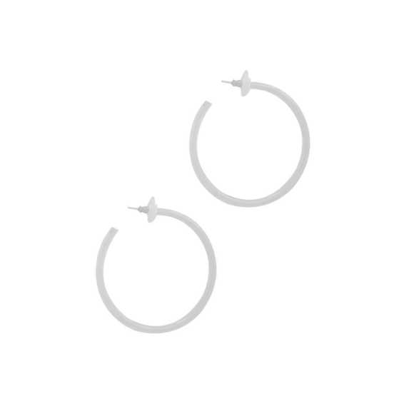 Trendy Fashion 2 Inch Open Hoop Earring - Picture 3 of 7